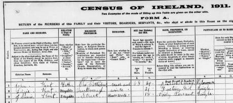 I 1911, luaigh John Kent, agus é ina phinsinéir bródúil, sonraí faoina reisimint.