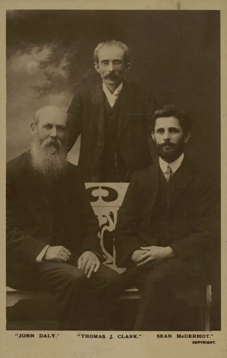 Tom Clarke, John Daly, and Seán Mac Diarmada
